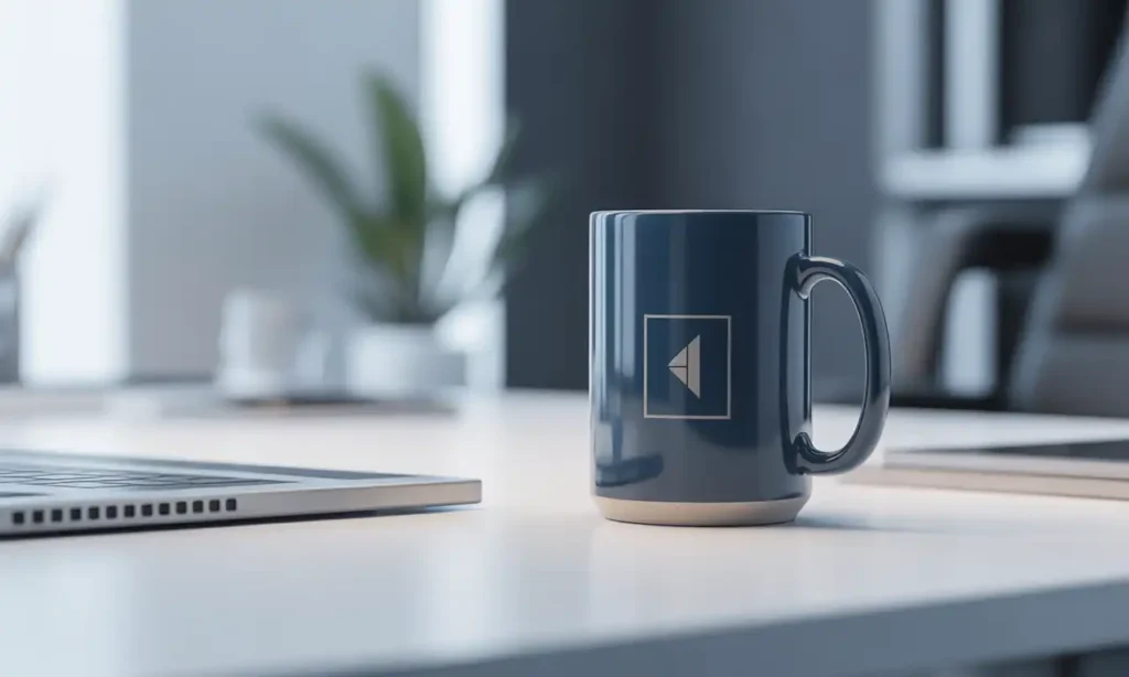 부동산 홍보물 제작 머그컵