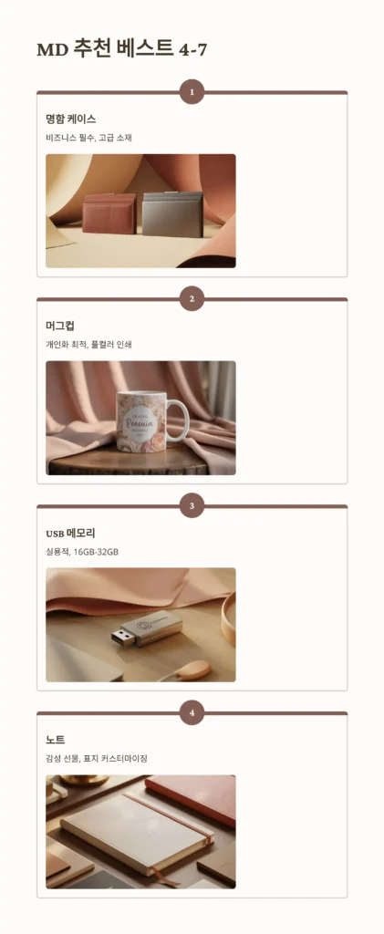 소량 기념품 제작 md추천