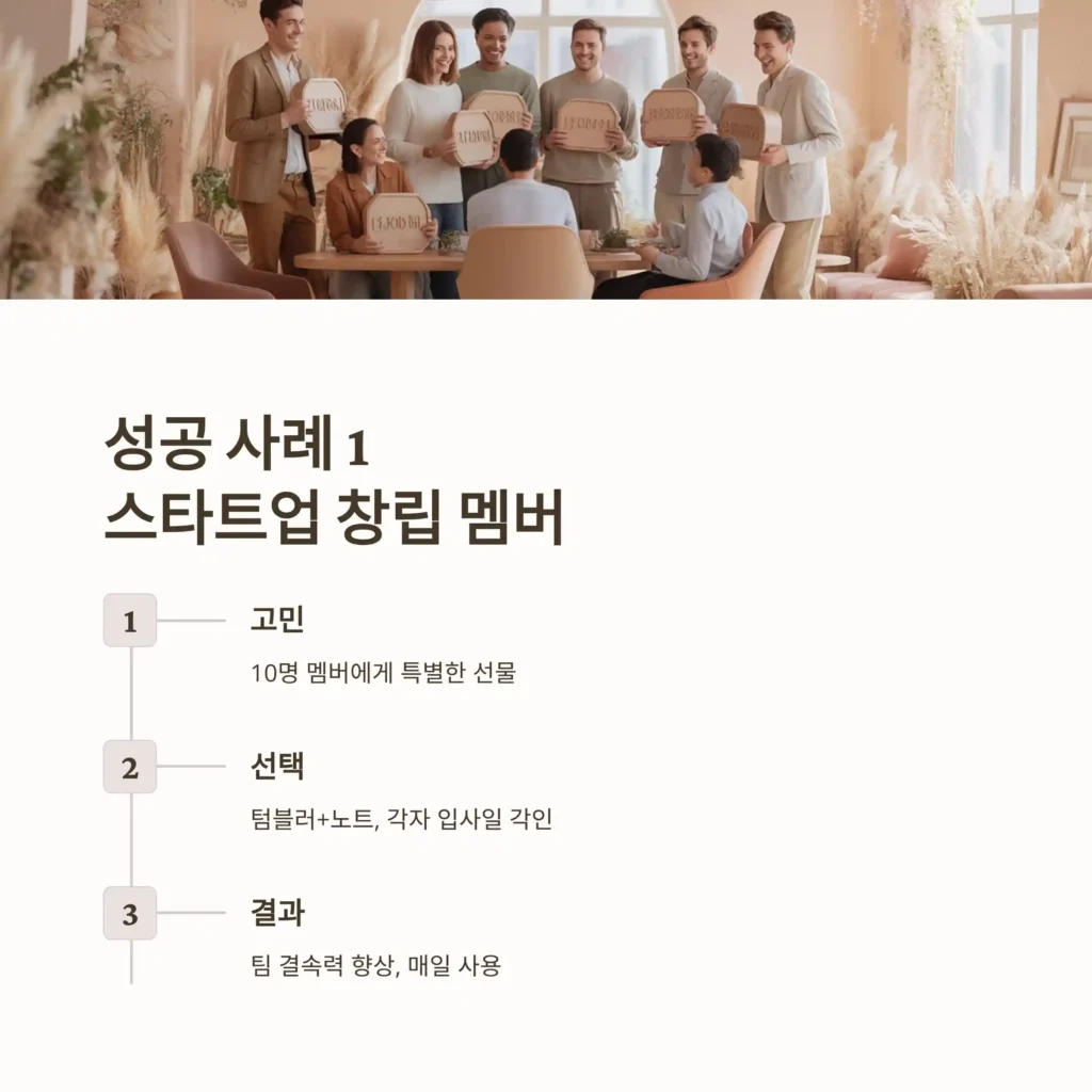 소량 기념품 제작 성공사례