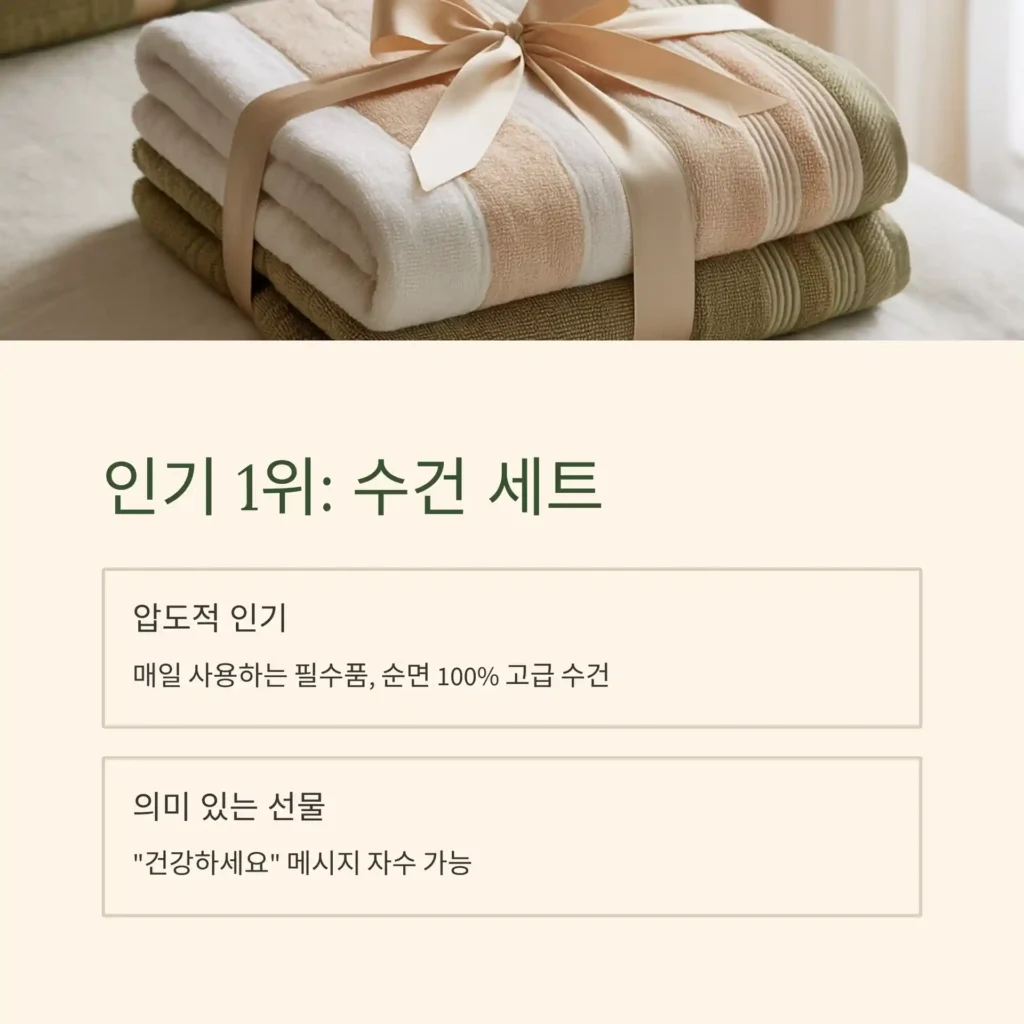 어르신 기념품 제작 수건