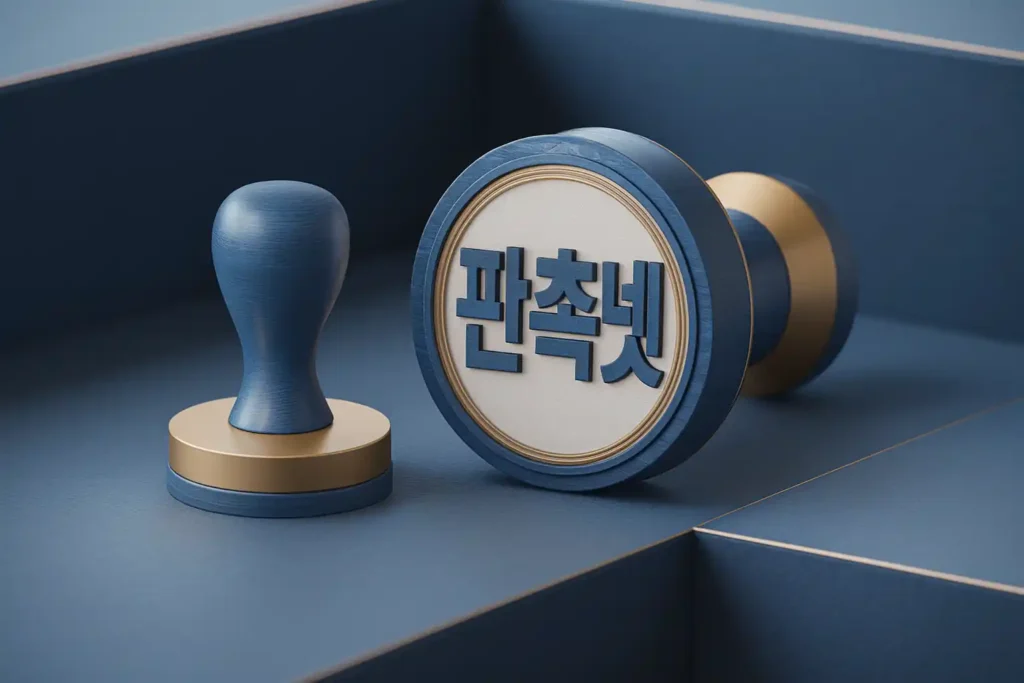 외국인 기념품 제작 스템프