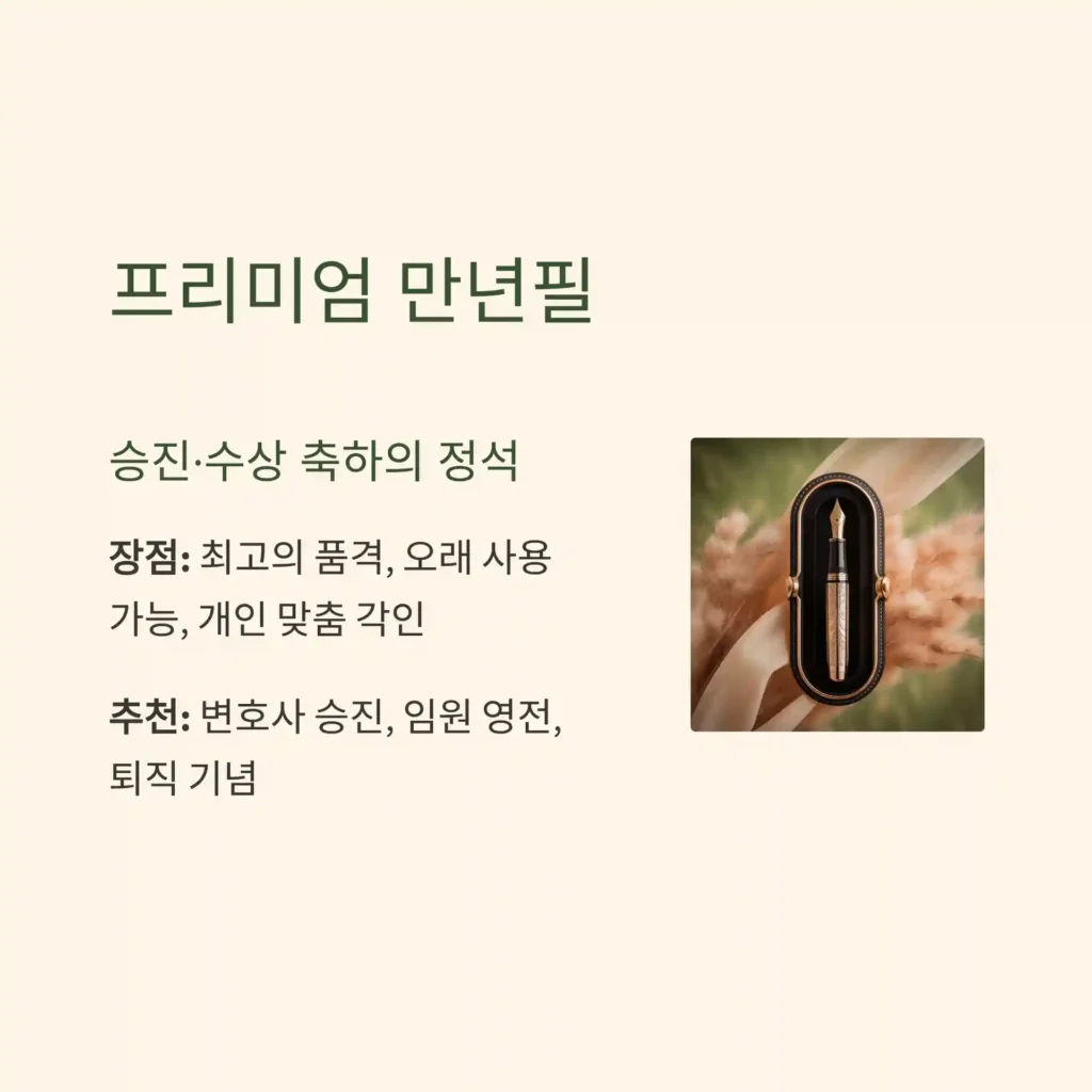 축하 기념품 제작 만년필