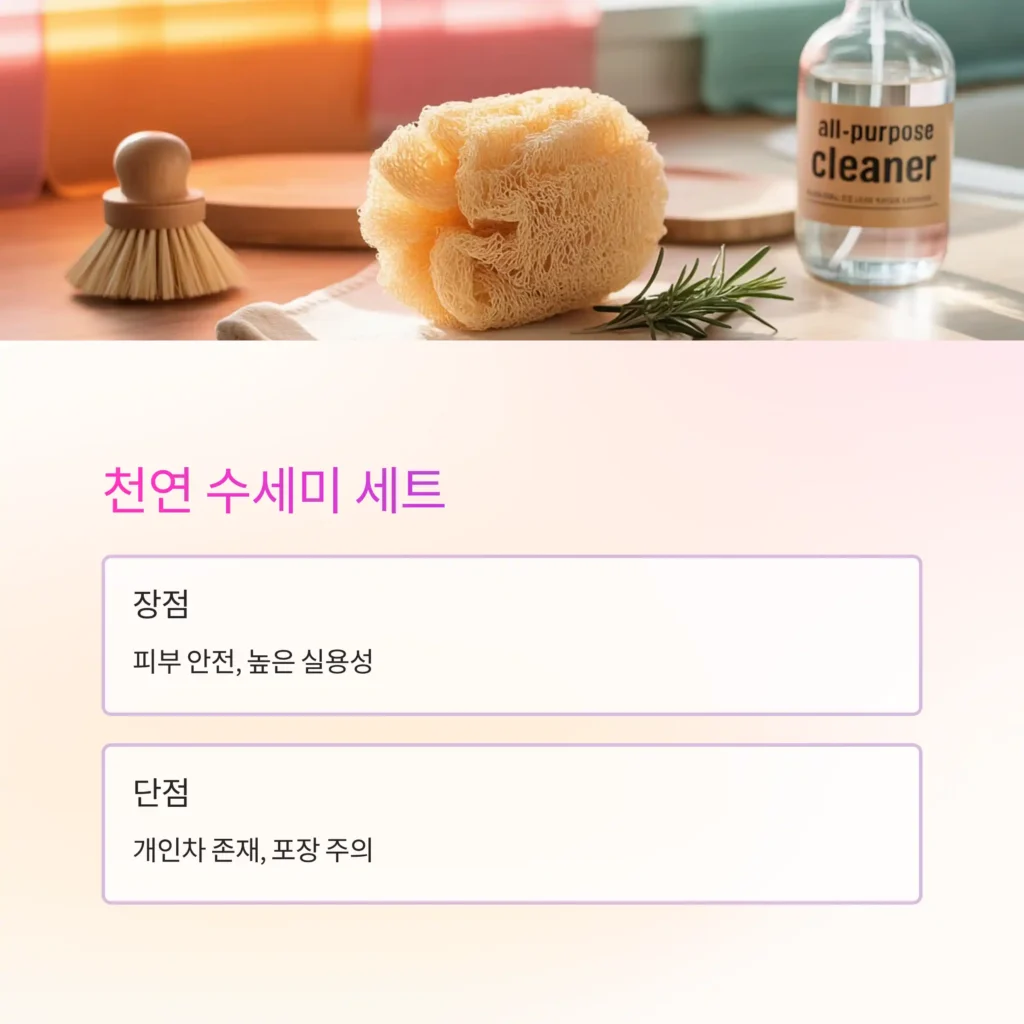 친환경 기념품 제작 천연수세미