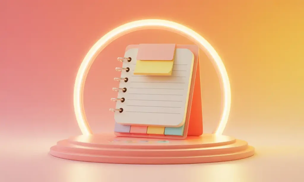 캠페인 기념품 제작 메모지