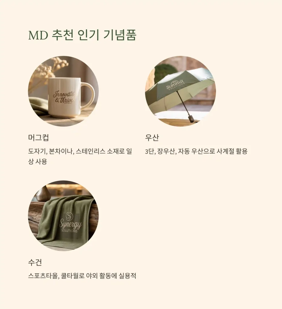 학회 기념품 제작 MD 추천