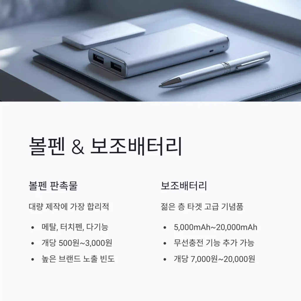 개소식 기념품 제작 보조배터리