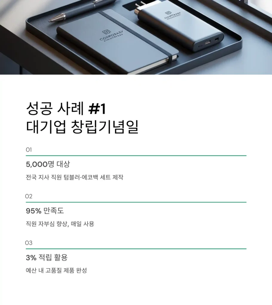 대량 홍보물 제작 성공사례