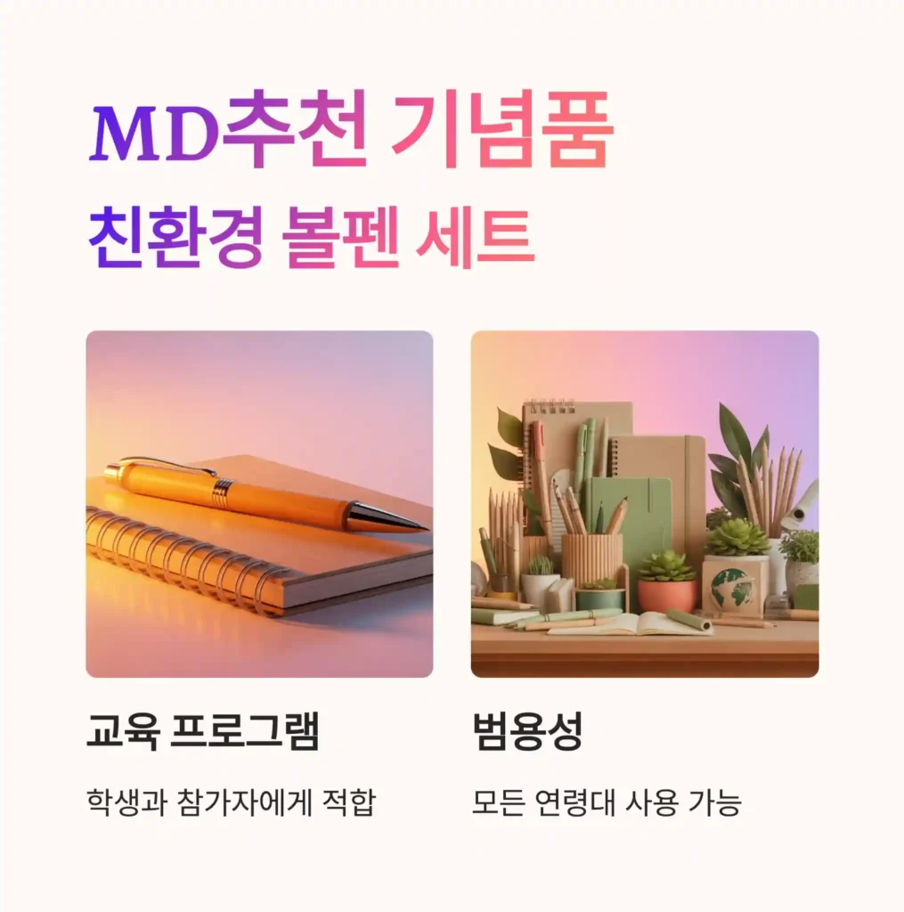 사회적기업 기념품 제작 볼펜