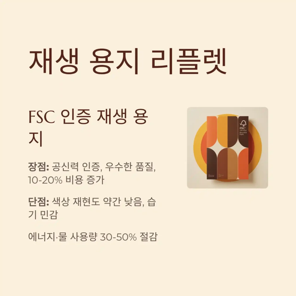친환경 홍보물 제작 리플렛