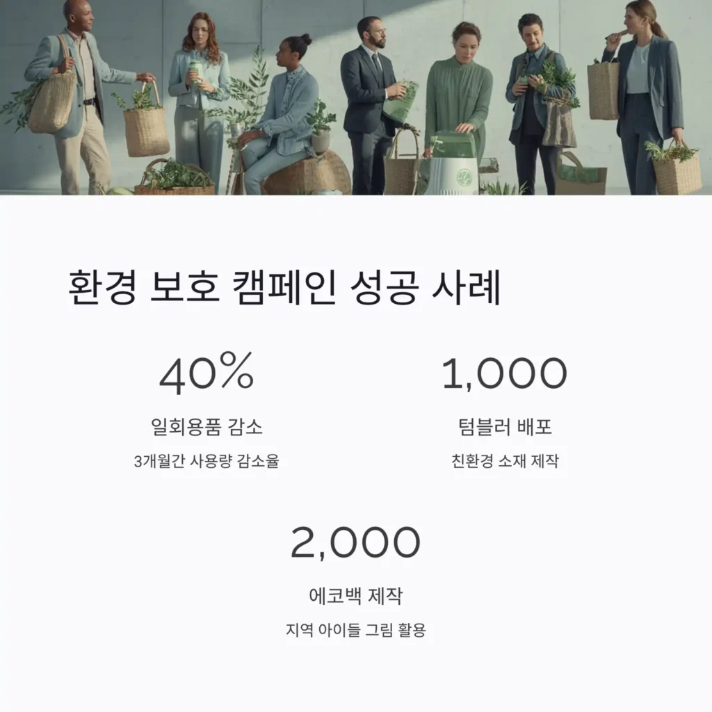 캠페인 홍보물 제작 성공사례