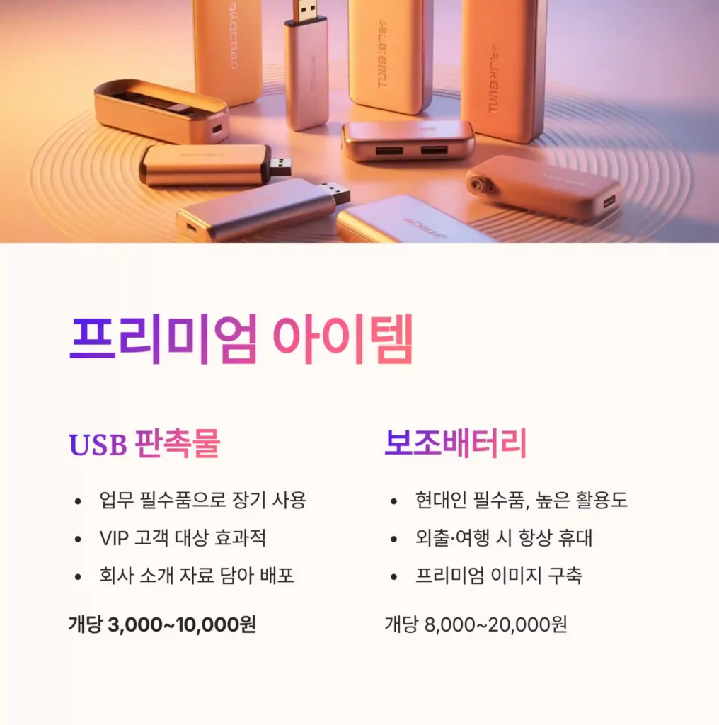 판촉 홍보물 제작 보조배터리